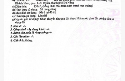 Bán đất đường Khánh An 10 - Sạch đẹp - DT 150M2